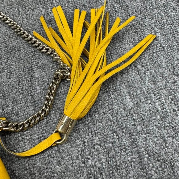 GUCCI Soho Yellow Leather Shoulder Bag 650-080825 - Picture 10 of 15